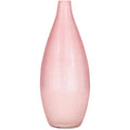 Glas Vase Foggia, D9,5cm, H20cm, Rosa