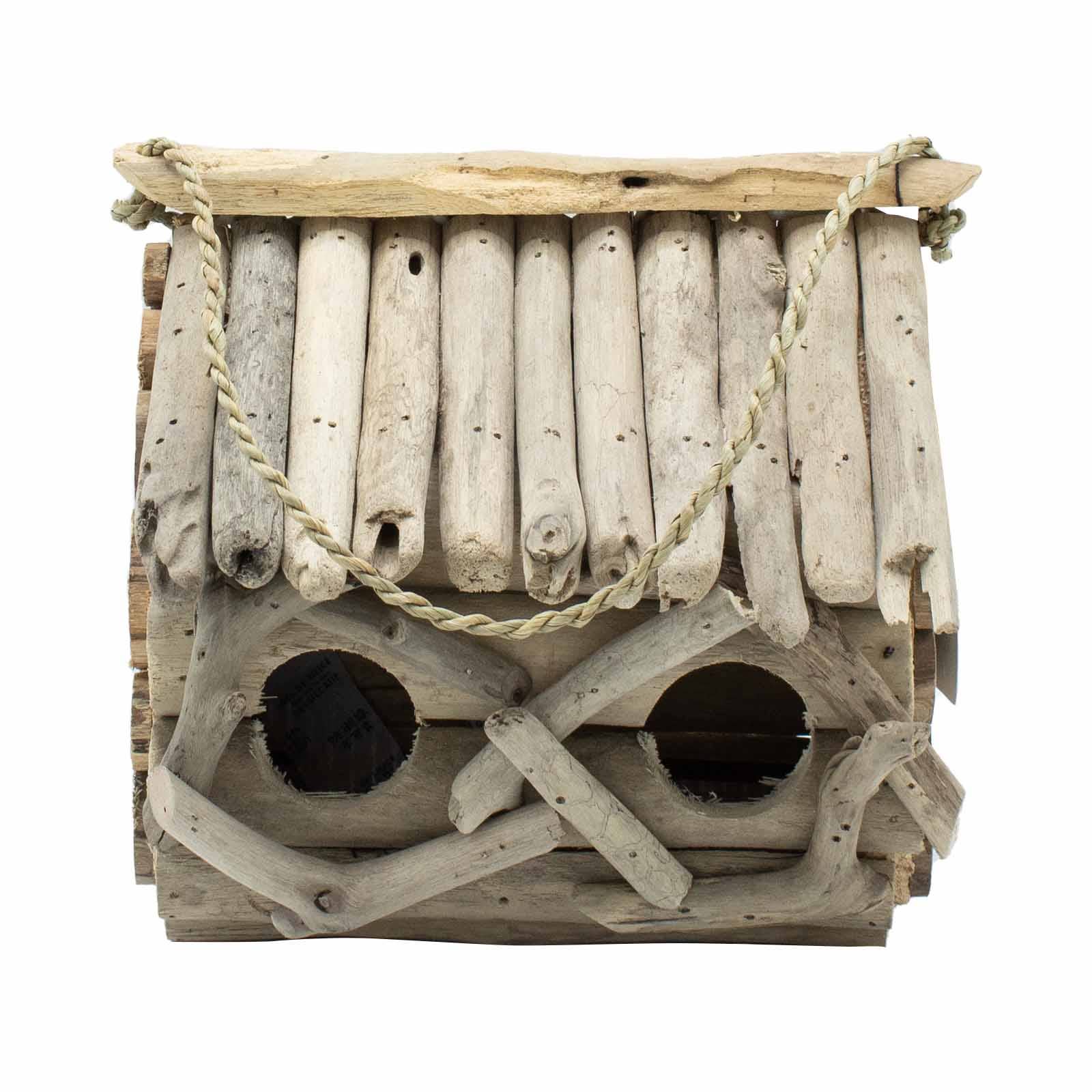 Driftwood Birdbox - Doppel