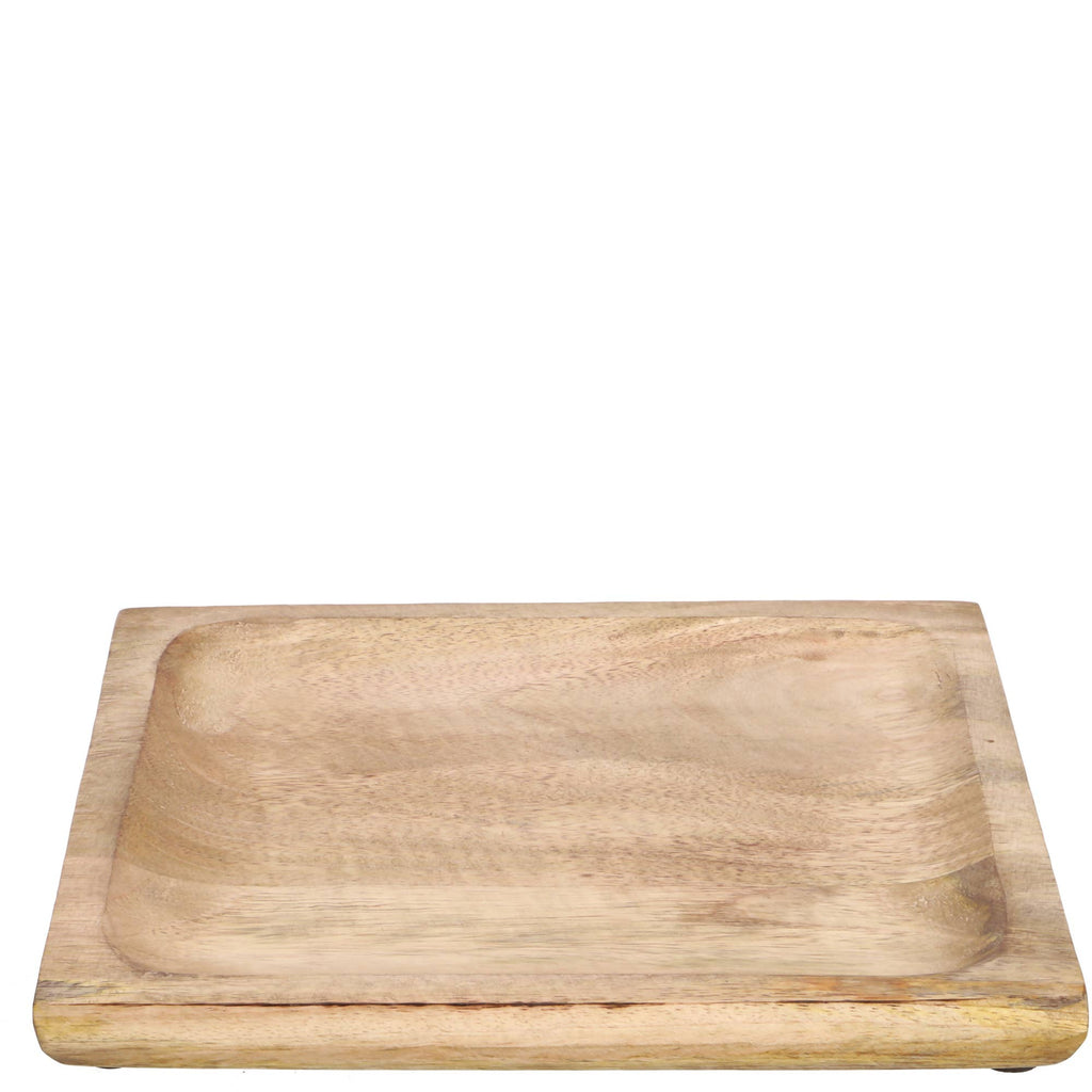 Holz Tablett Zelda, D25cm, H2,5cm, natur