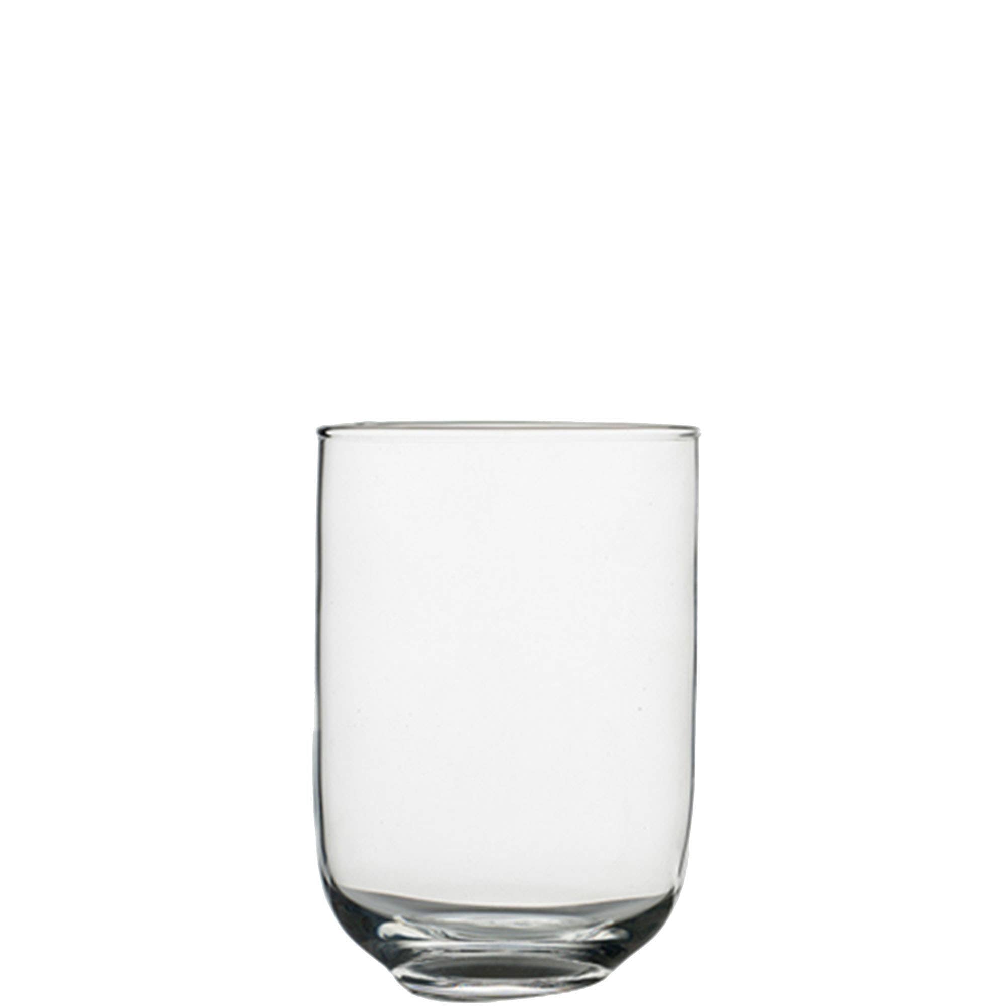 Glas Vase Anu, H20cm, D14cm, Klar