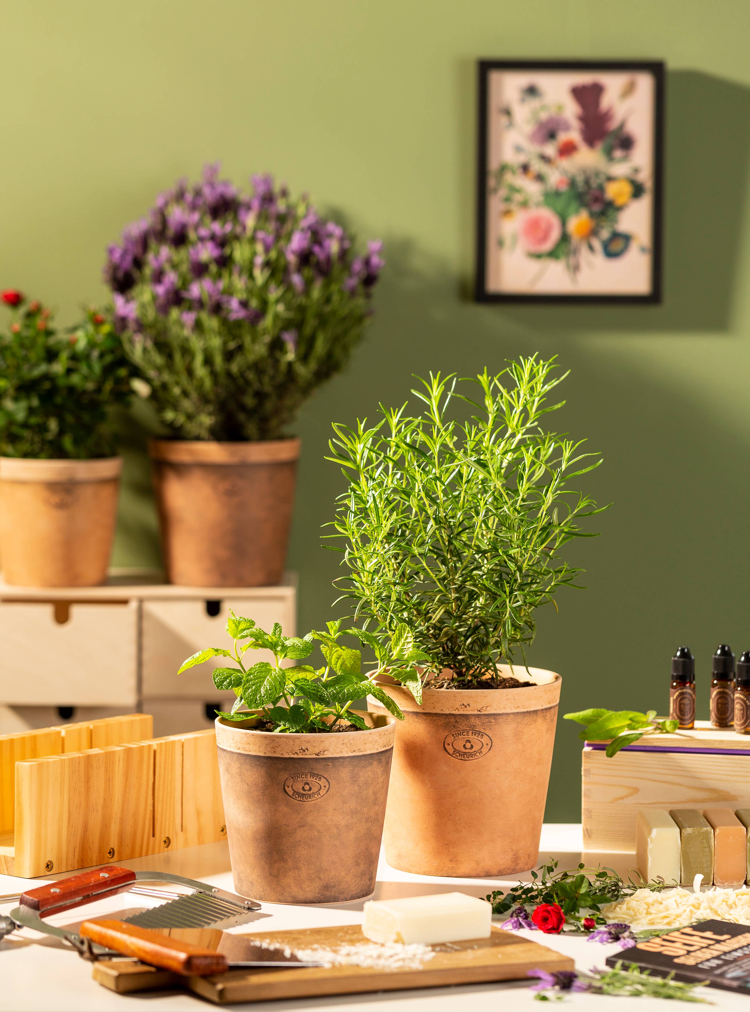 Blumentopf/Übertopf Cork Style 778 aus Keramik