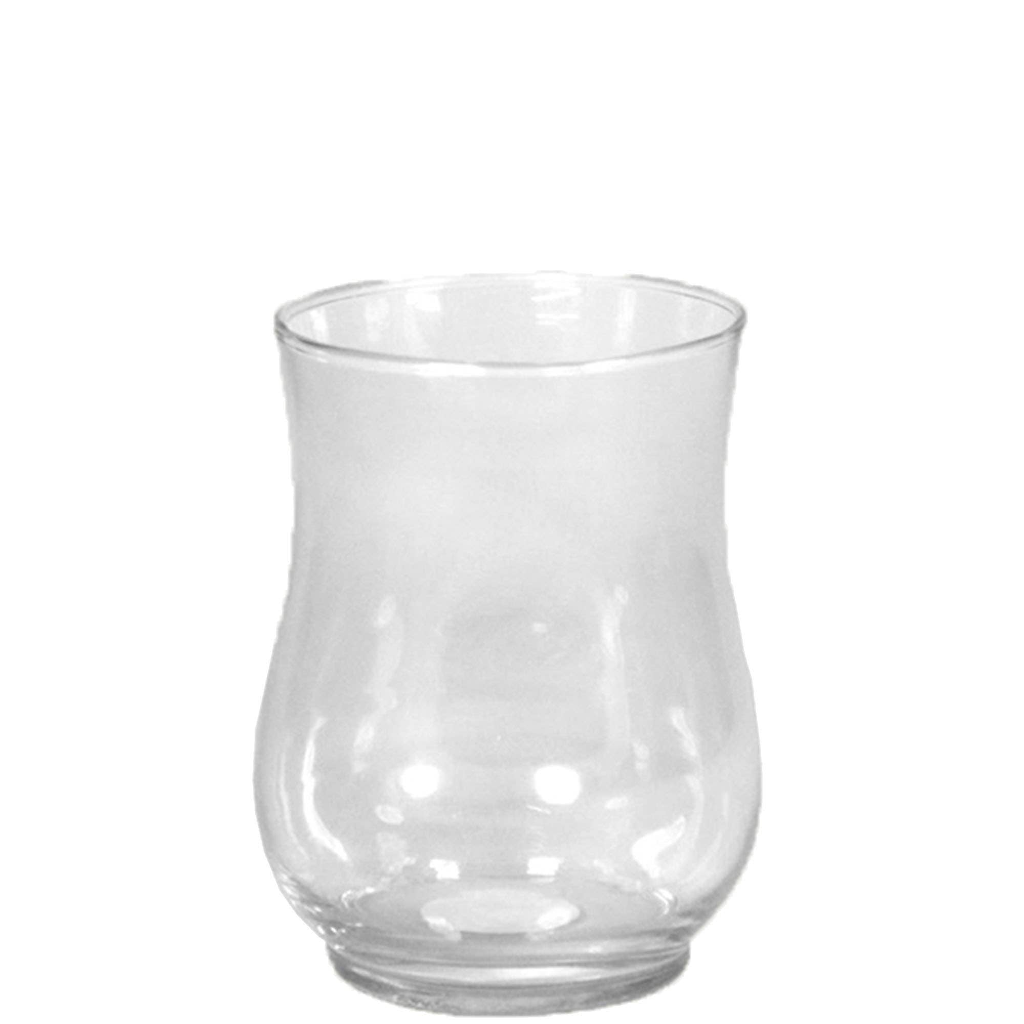 Glas Vase Hurricane, D9cm, H13cm, Klar