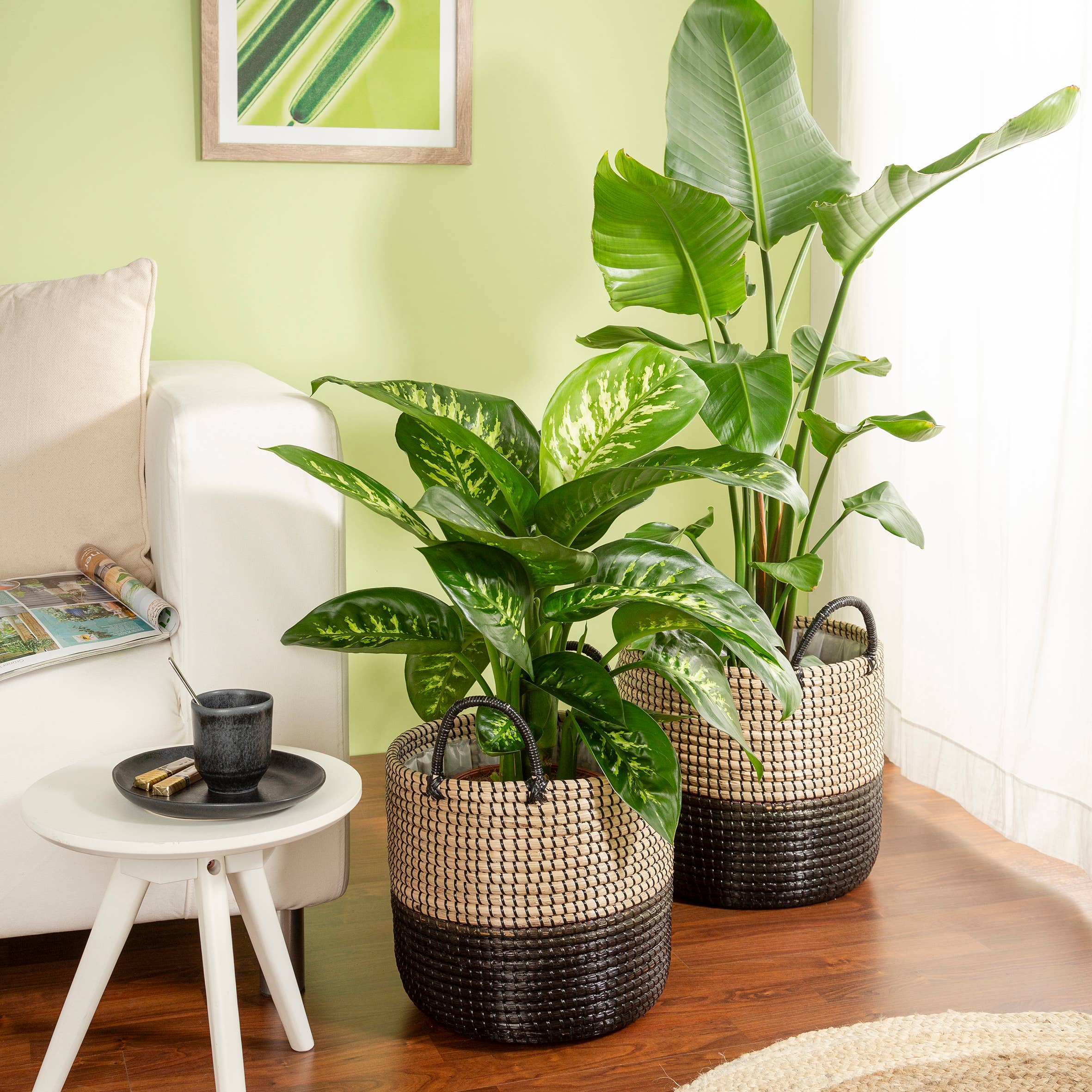 Korbgefäß/Pflanzgefäß 515 Aus Seegras