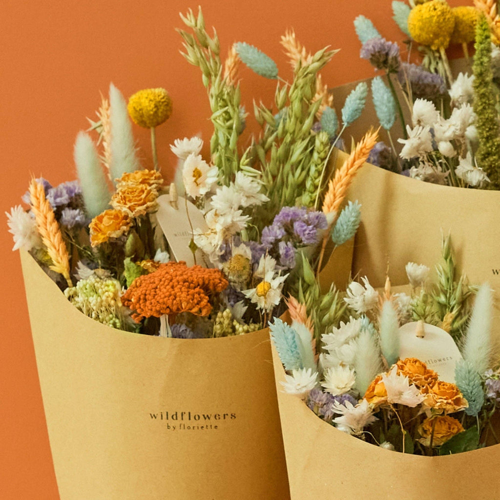 Trockenblumen - Feldstrauß - Pastellfreude