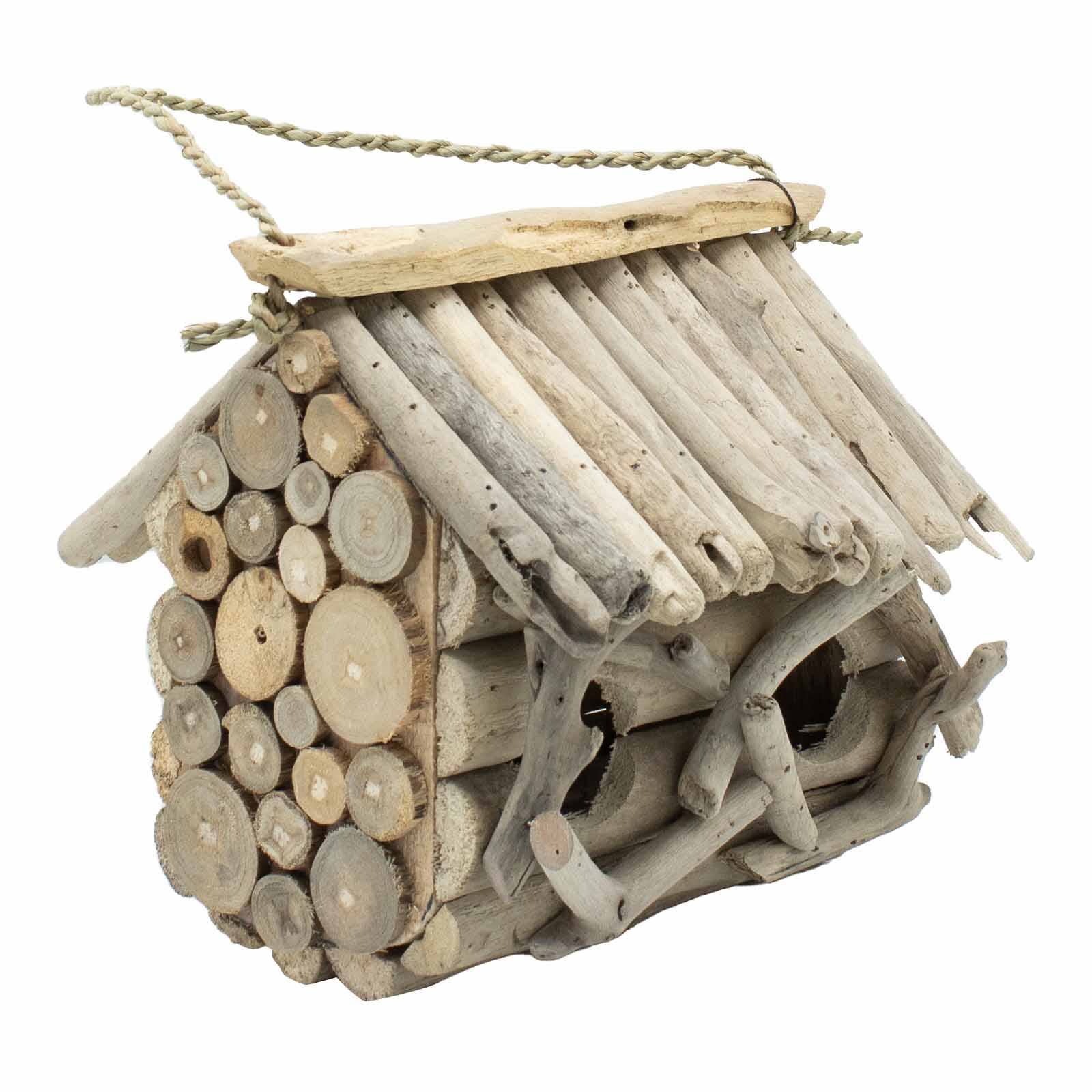 Driftwood Birdbox - Doppel