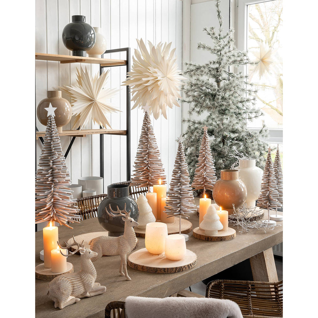 Holz Scheibe Howard, D15-18cm, H2cm, natur