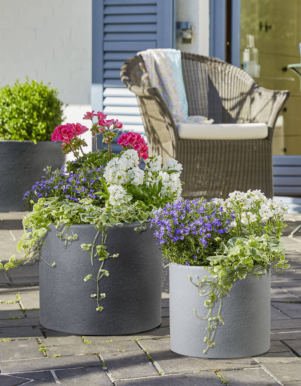 Blumentopf/Pflanzgefäß Panzano 130 aus Kunststoff