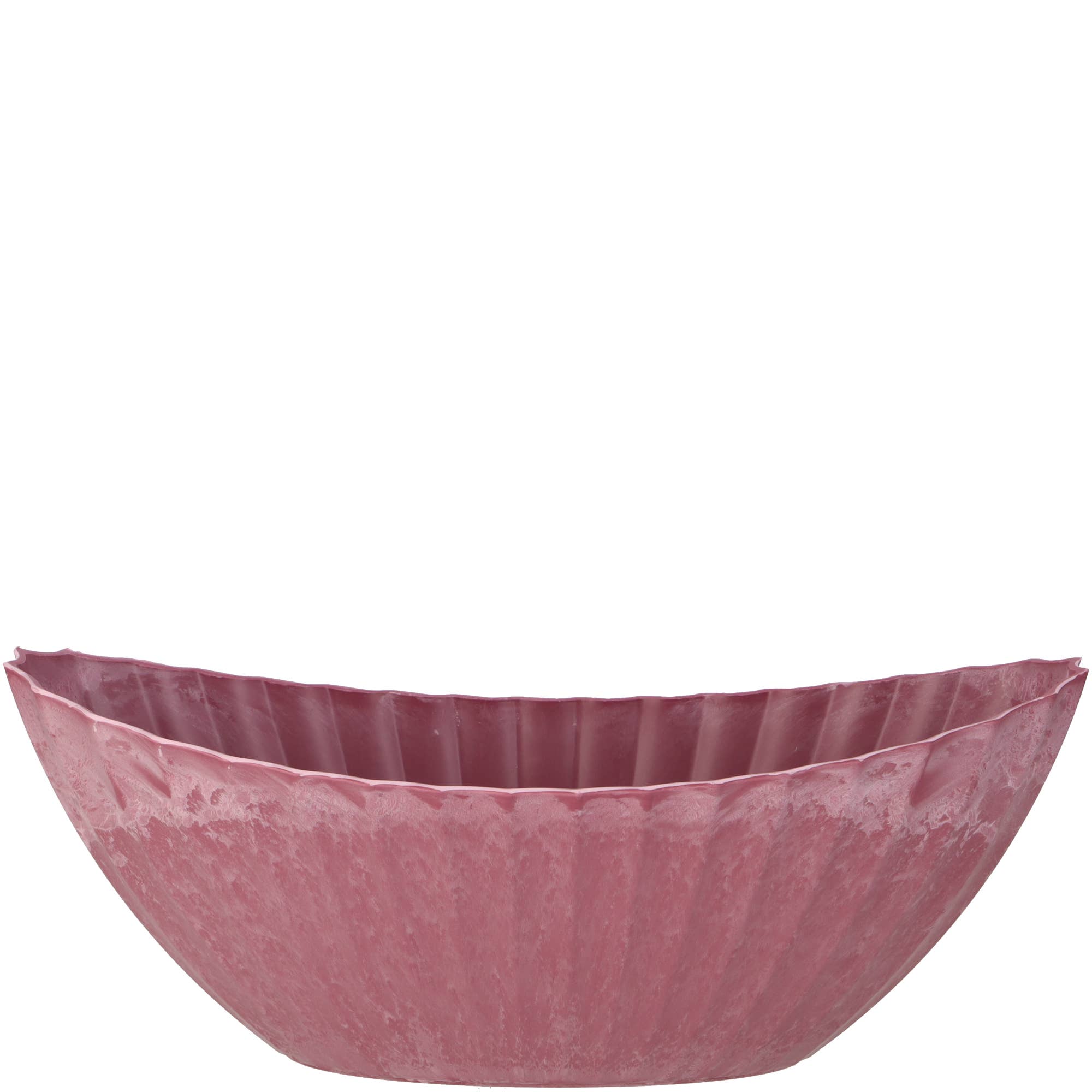Kunststoff Jardiniere Lutz Schiff, L36cm, H14cm, L