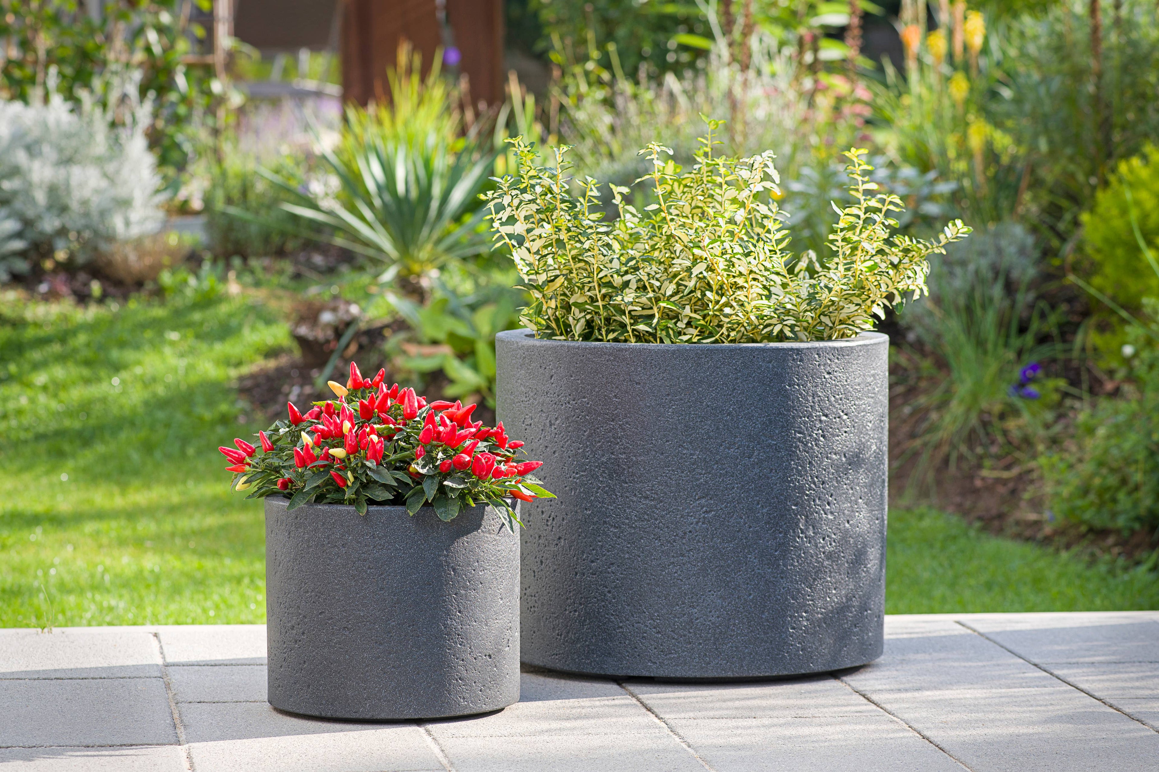 Blumentopf/Pflanzgefäß Panzano 130 aus Kunststoff