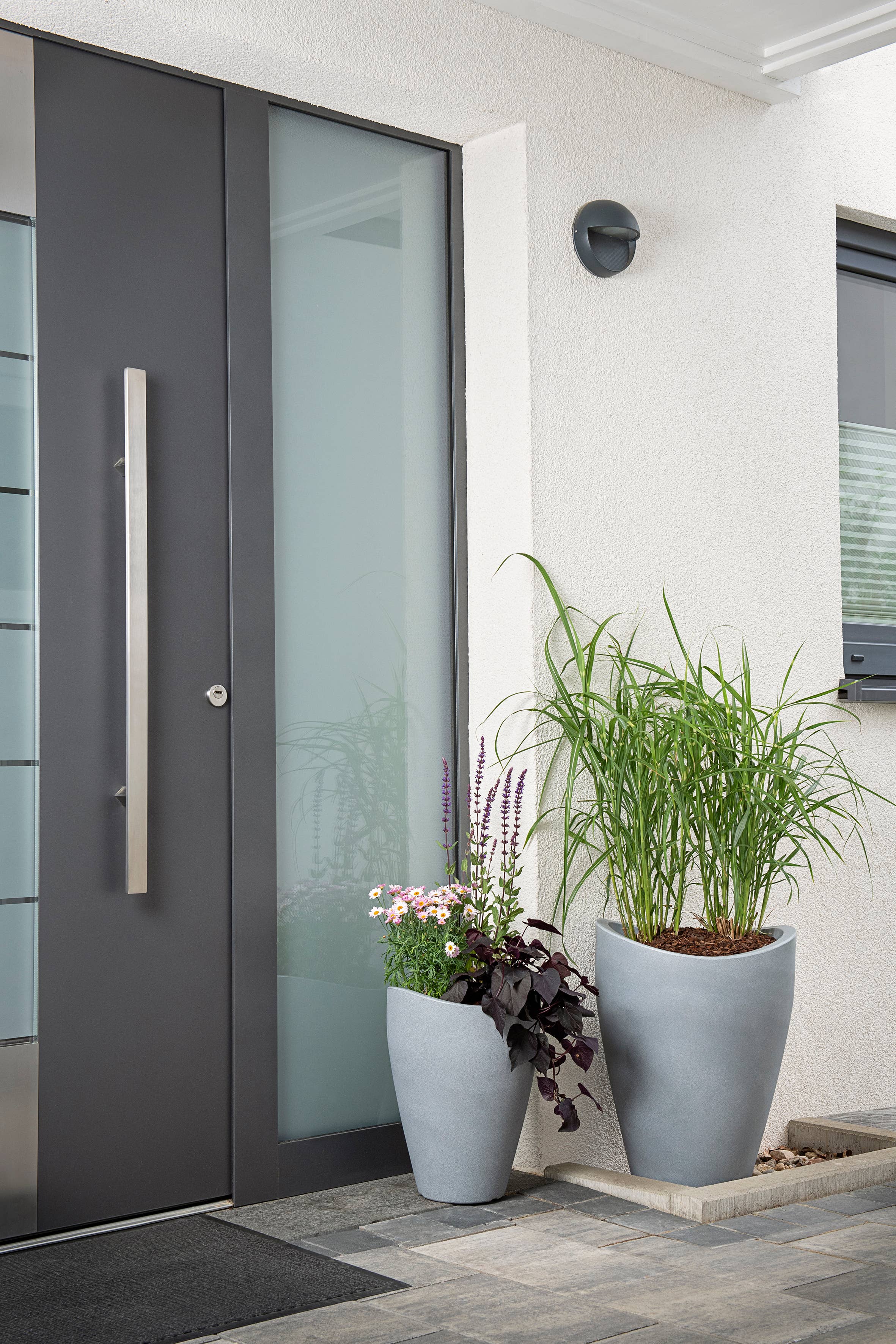 Blumentopf/Pflanzgefäß Wave Globe High 254 aus Kunststoff