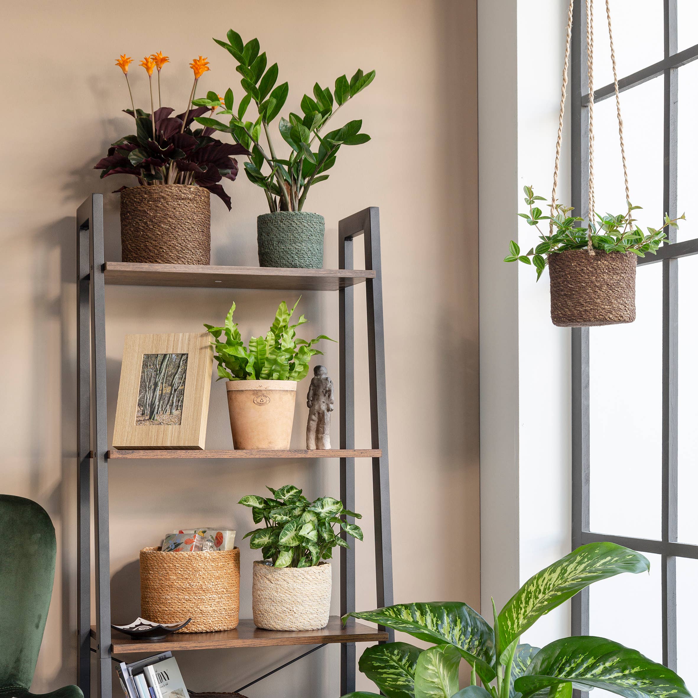 Korbgefäß/Pflanzgefäß 508 Aus Seegras