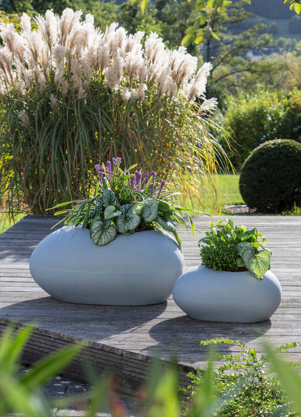 Blumentopf/Pflanzgefäß Flow 280 aus Kunststoff