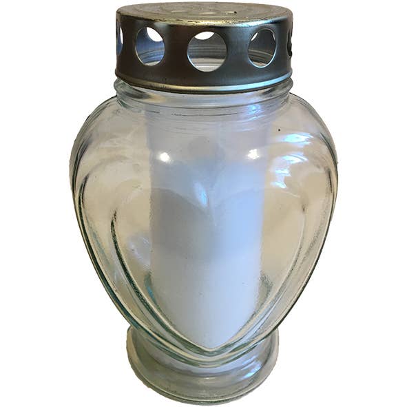 Grablampe Glas Charles, H 17, 5cm, Klar