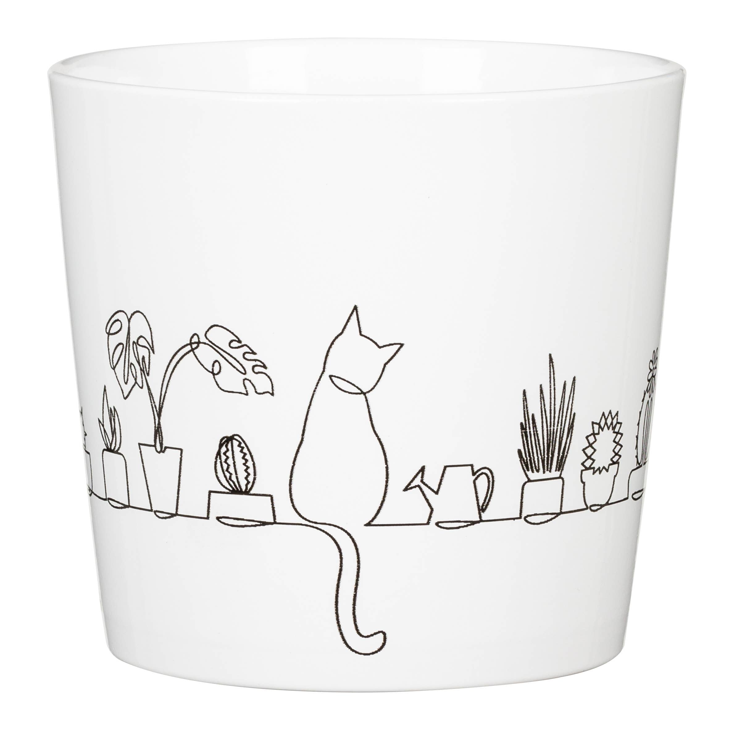 Blumentopf/Übertopf 870 aus Keramik