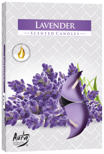 STL-18 - Set mit 6 duftenden Teelichtern - Lavender