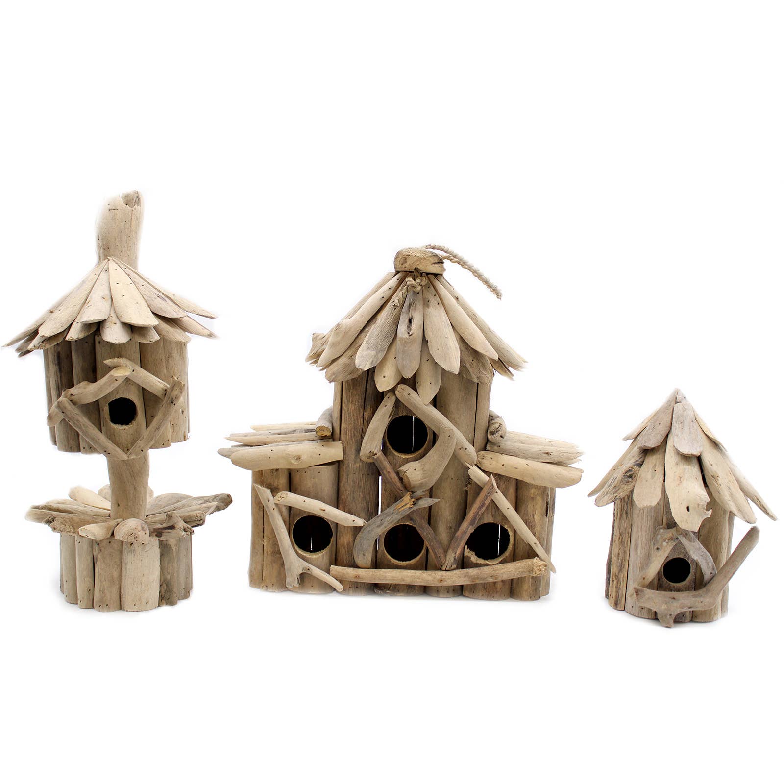 Driftwood Birdbox - Doppel