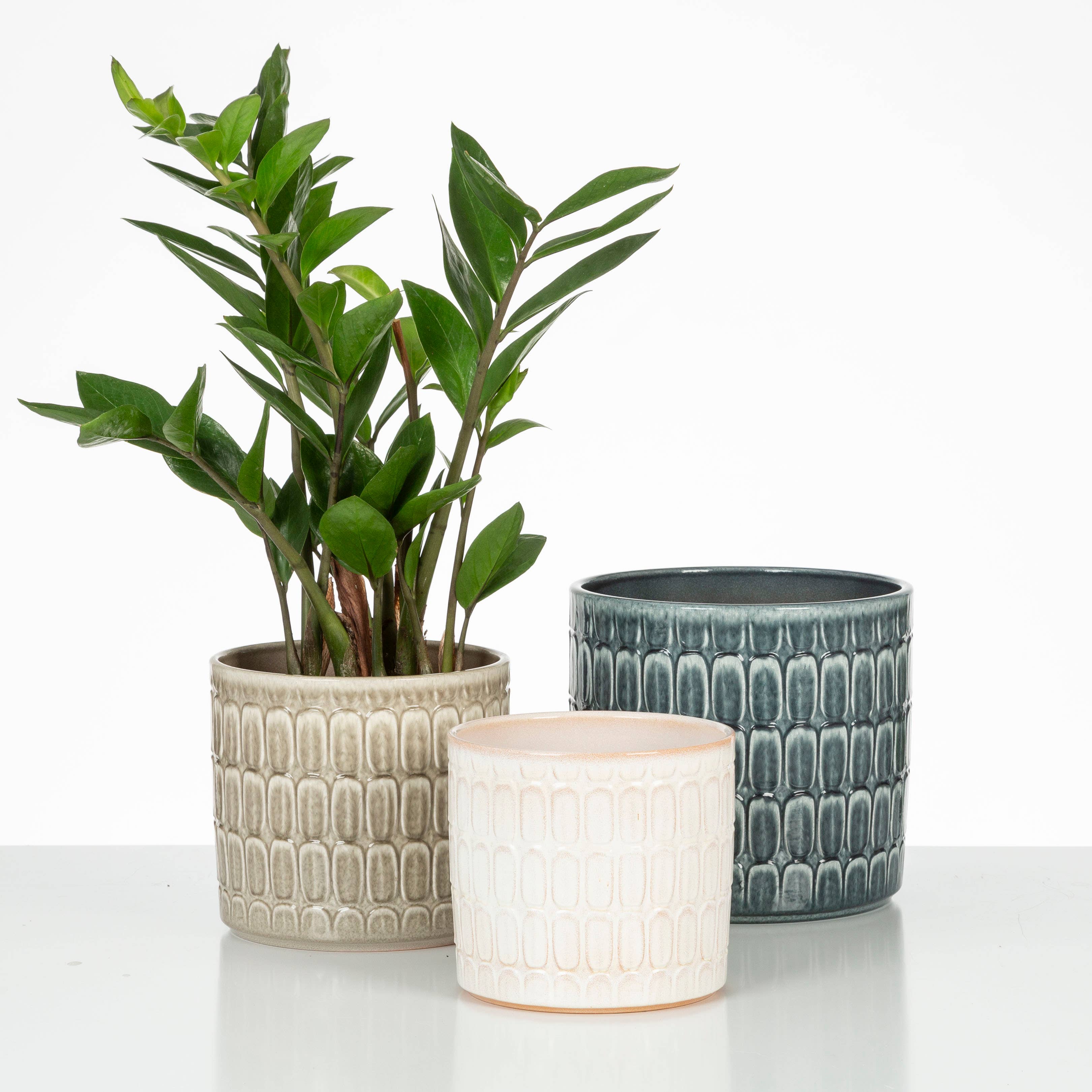 Blumentopf/Übertopf Lagom 878 Opale aus Keramik